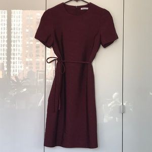PROTAGONIST deep wine colored dress SMALL BURGUNDY DRESS